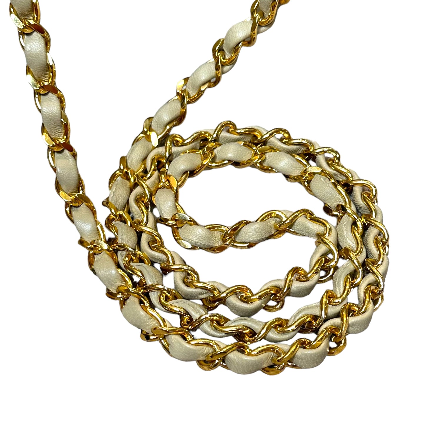 Chanel CC 24K Mini Square Flip Beige Lambskin Gold Plated Hardware