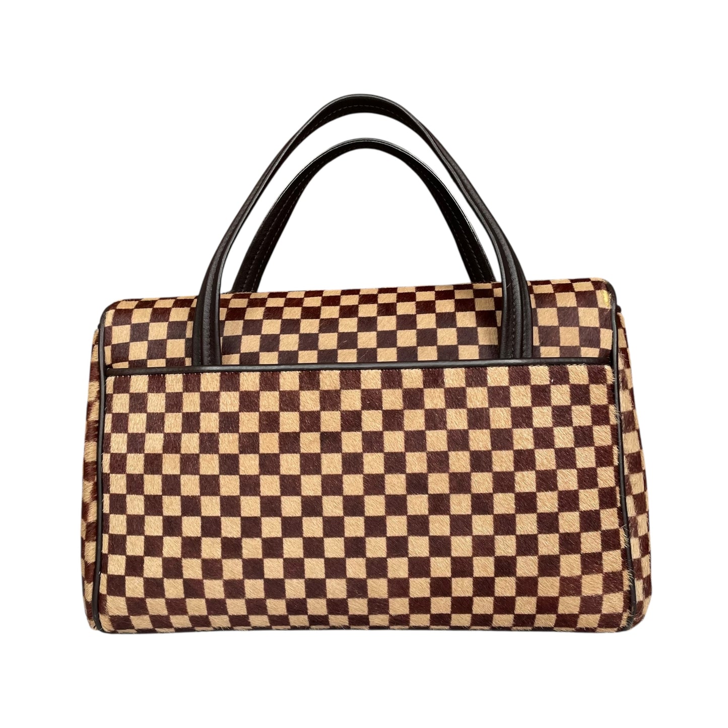 Louis Vuitton Damier Sauvage Pony Hair Lion Mini Snap Flap Purse