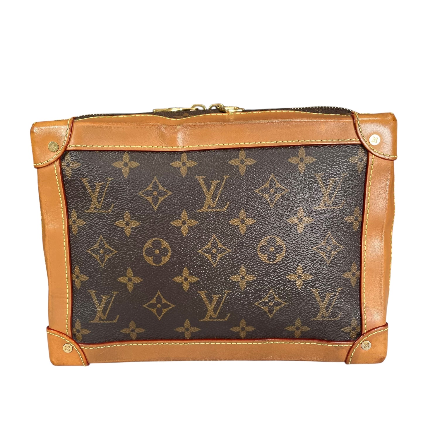 Louis Vuitton Limited 2019 Soft Trunk Heavy Duty Chain Dual Zip 18”-25” Strap