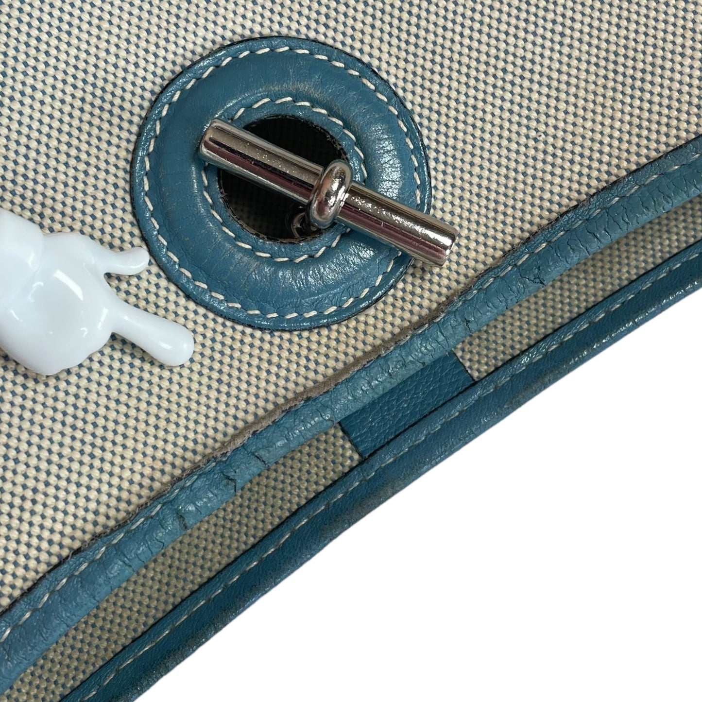 Hermes Vespa 1999 PM – Blue Jean Clemence & Canvas