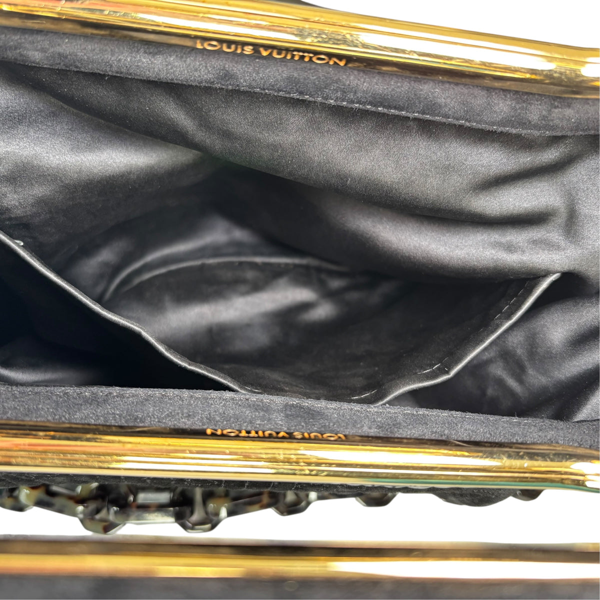 Louis Vuitton Y2K Limited Motard Before Dark Velvet Mono Top Handle Chain Bag