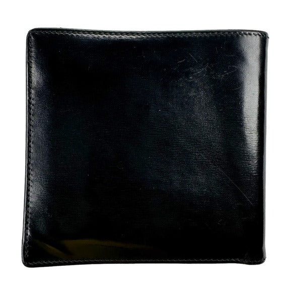 Cartier Pasha Black Leather Mens Bi-Fold Wallet