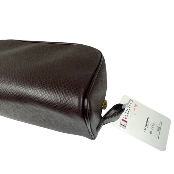 Louis Vuitton Merlot Taiga Leather Zippy Cosmetic Toiletry Bag 9.5”