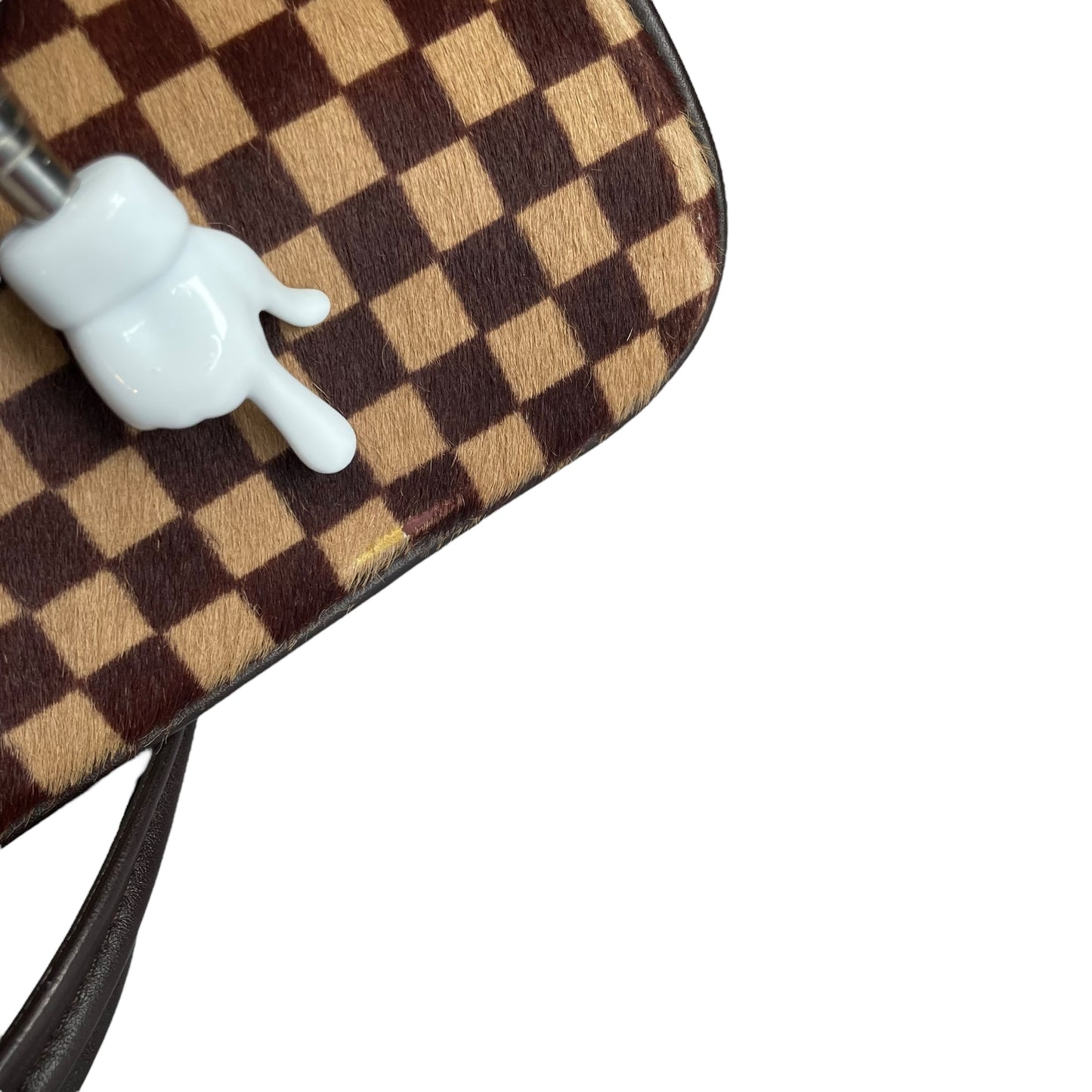 Louis Vuitton Damier Sauvage Pony Hair Lion Mini Snap Flap Purse