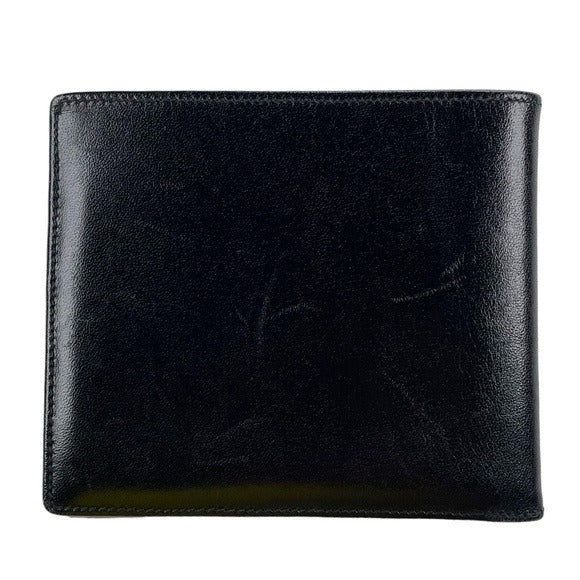 Lancel Black Mens Leather Bi-Fold Wallet