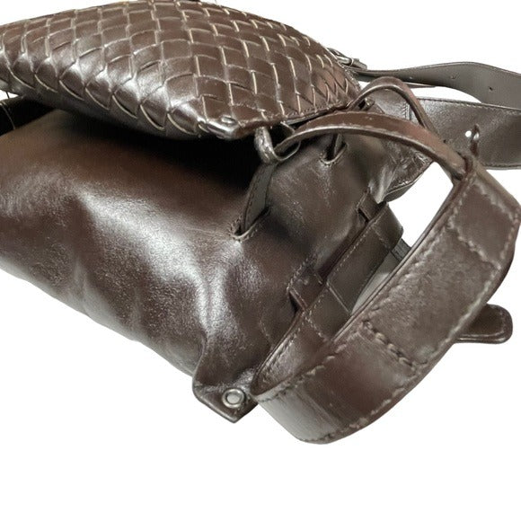 Bottega Veneta Bum Sling Pack Fanny Belt Leather Woven Multi Pocket Holder Bag