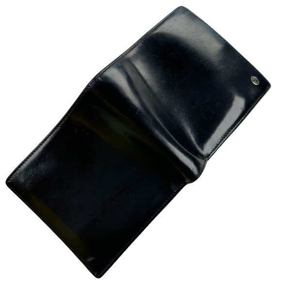 Cartier Pasha Black Leather Mens Bi-Fold Wallet
