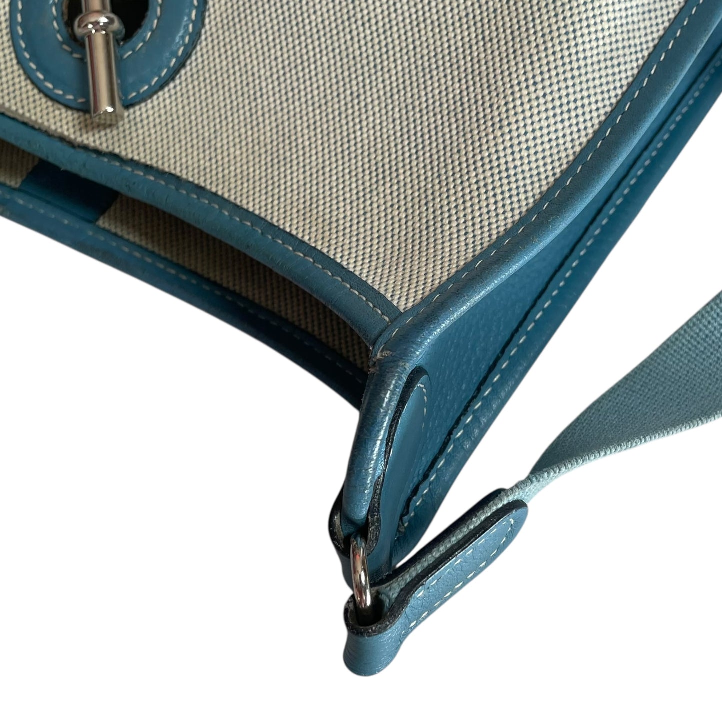 Hermes Vespa 1999 PM – Blue Jean Clemence & Canvas