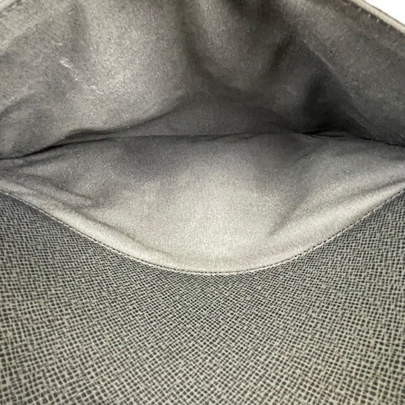 Louis Vuitton Tura II Taiga Leather Gray Guitar Strap Two File Travel Bag
