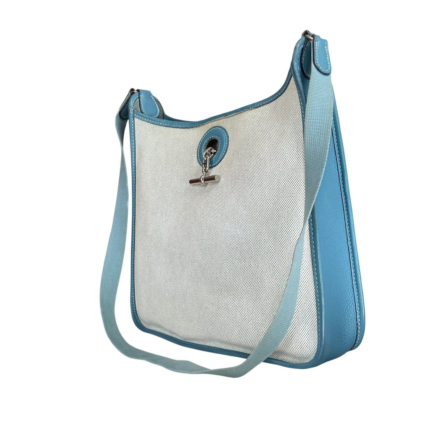 Hermes Vespa 1999 PM – Blue Jean Clemence & Canvas
