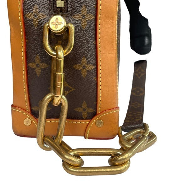 Louis Vuitton Limited 2019 Soft Trunk Heavy Duty Chain Dual Zip 18”-25” Strap