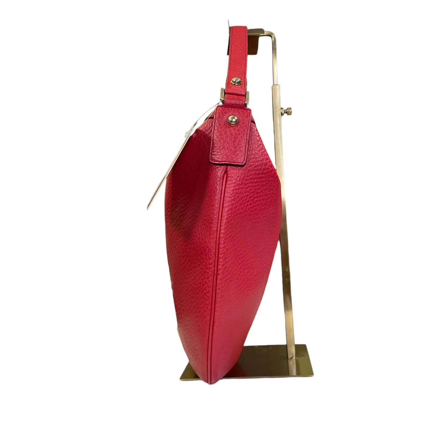 Gucci GG Red Zip Large Blondie Sherryline Racing Stripe Hobo Shoulder Purse