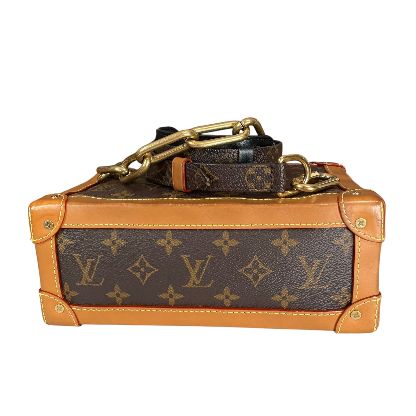 Louis Vuitton Limited 2019 Soft Trunk Heavy Duty Chain Dual Zip 18”-25” Strap