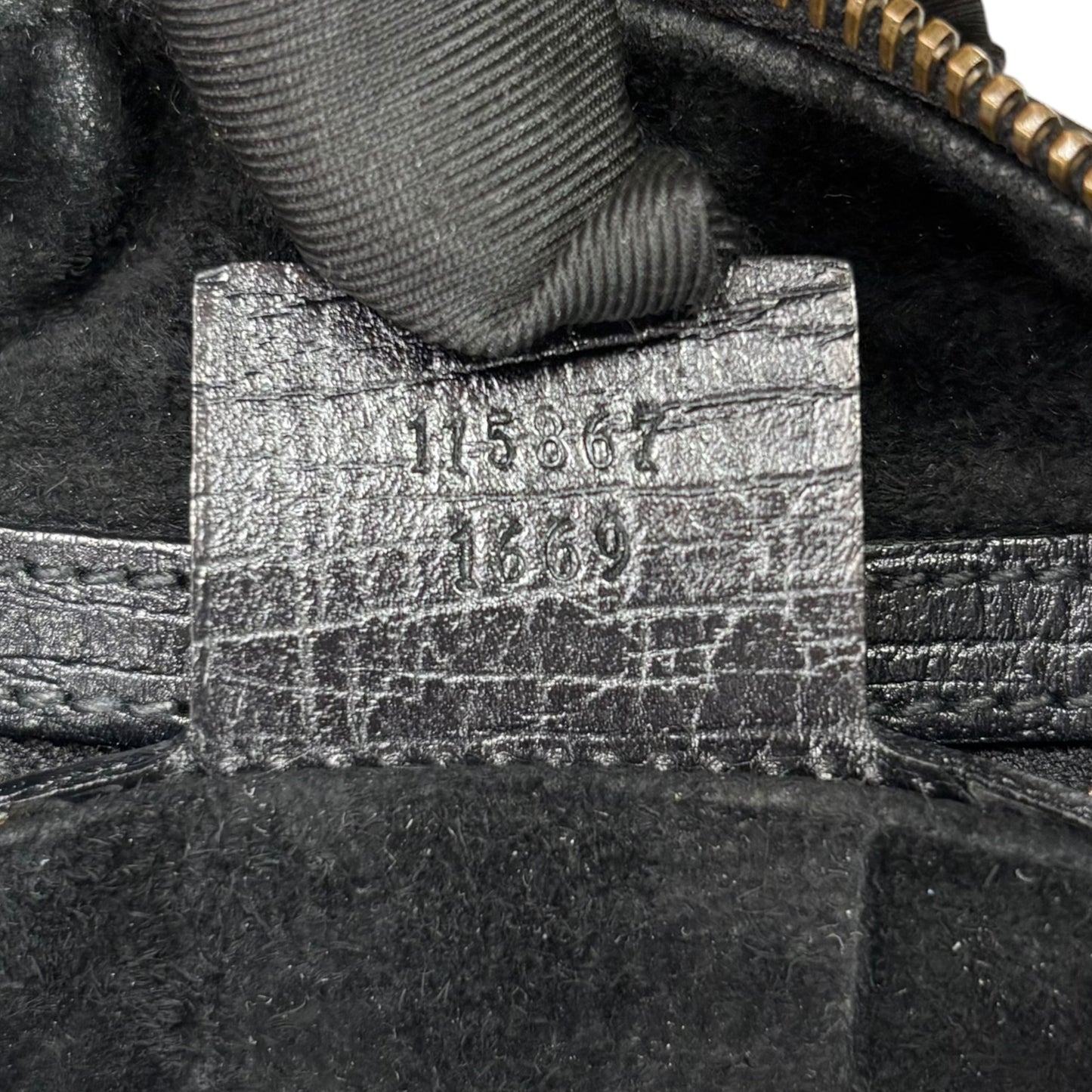 Gucci Y2K Horsebit GHW Black Leather Shoulder Hobo Purse