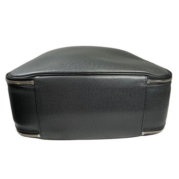 Louis Vuitton Tura II Taiga Leather Gray Guitar Strap Two File Travel Bag