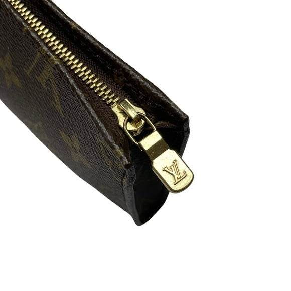 Louis Vuitton Monogram Canvas Zippy Mini Pouch Case Bag Holder 6.5” x 4”