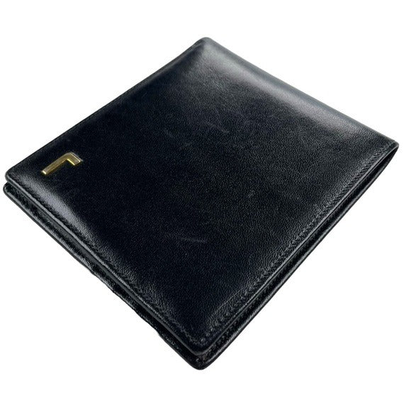 Lancel Black Mens Leather Bi-Fold Wallet