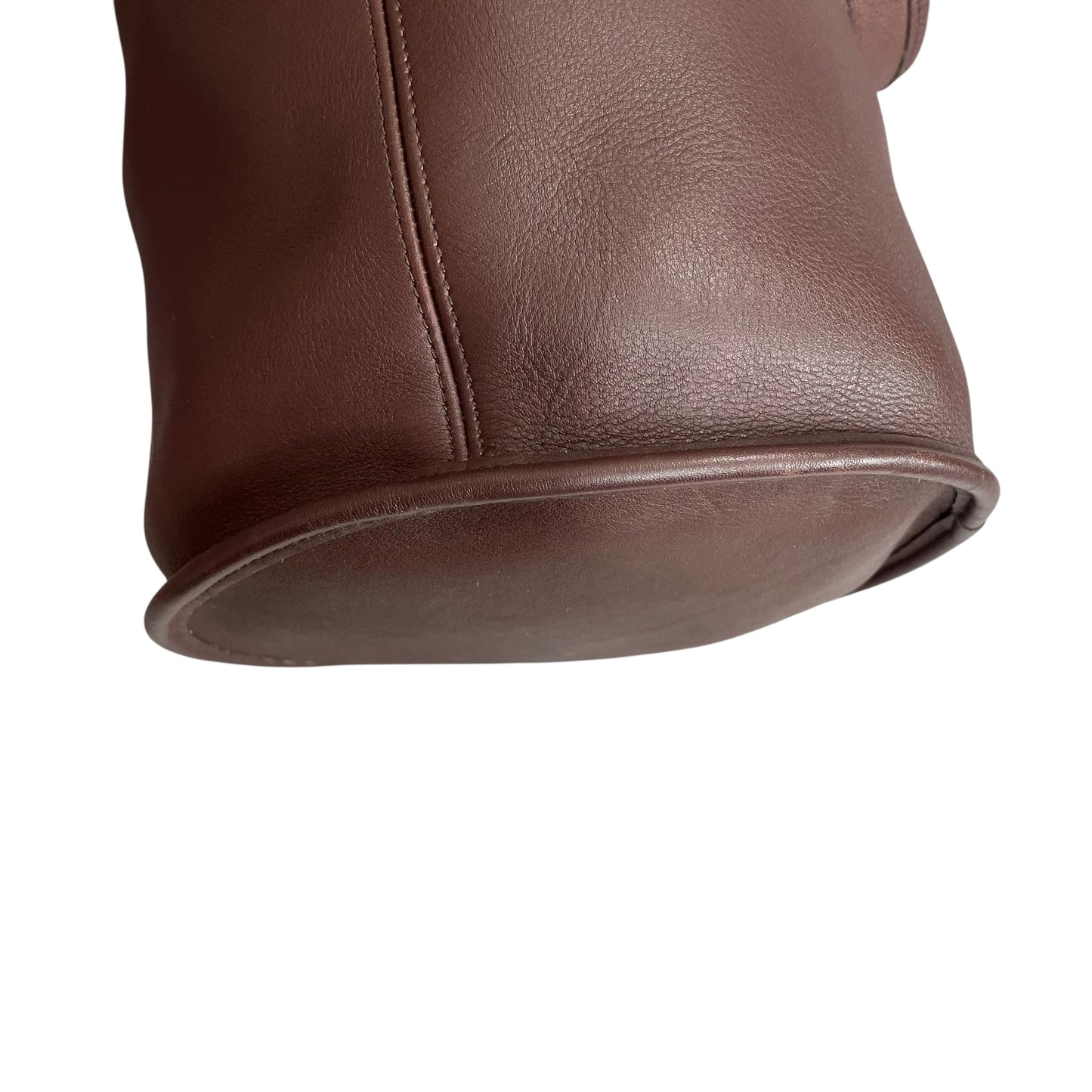 Coach Mahogany Brown Medium Hobo Bucket Zip Satchel Sac Purse