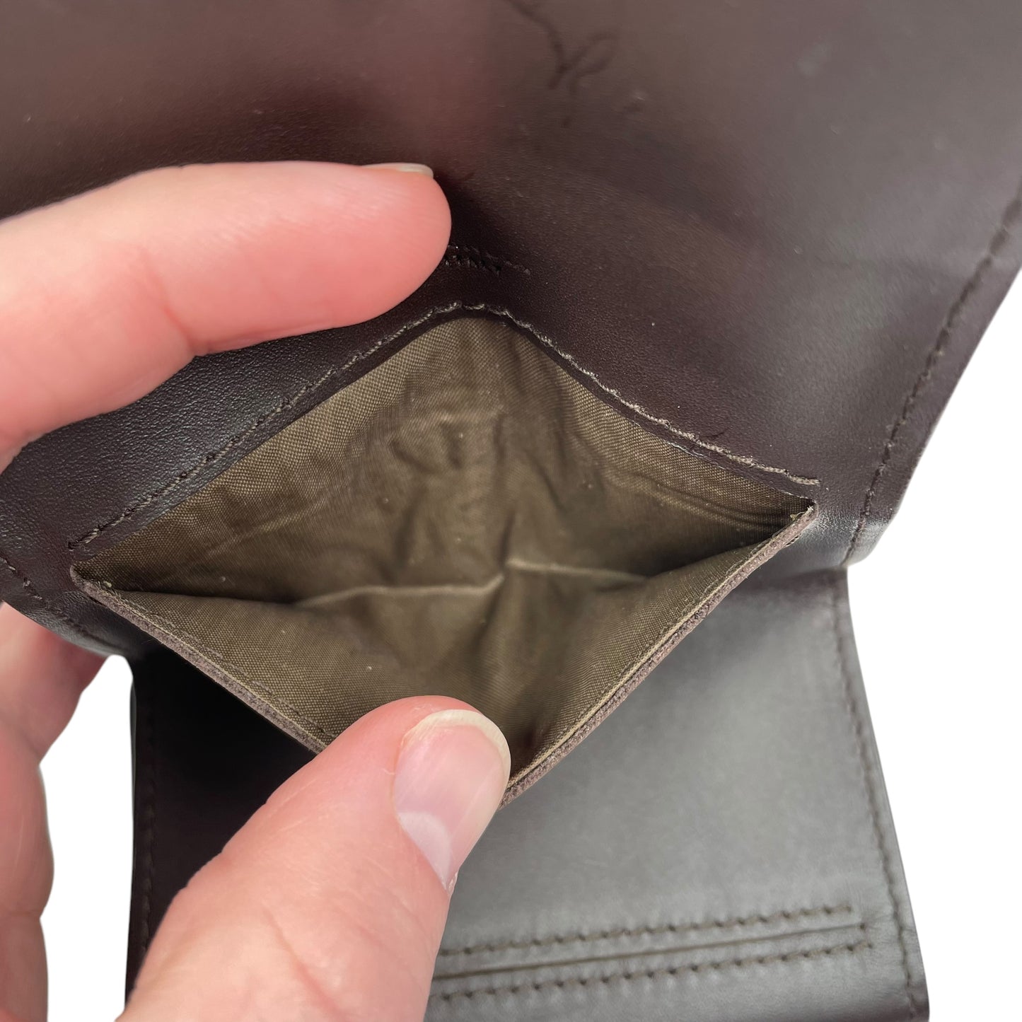 Bottega Veneta Intrecciato Brown Leather Card Holder Foldable Compact Wallet