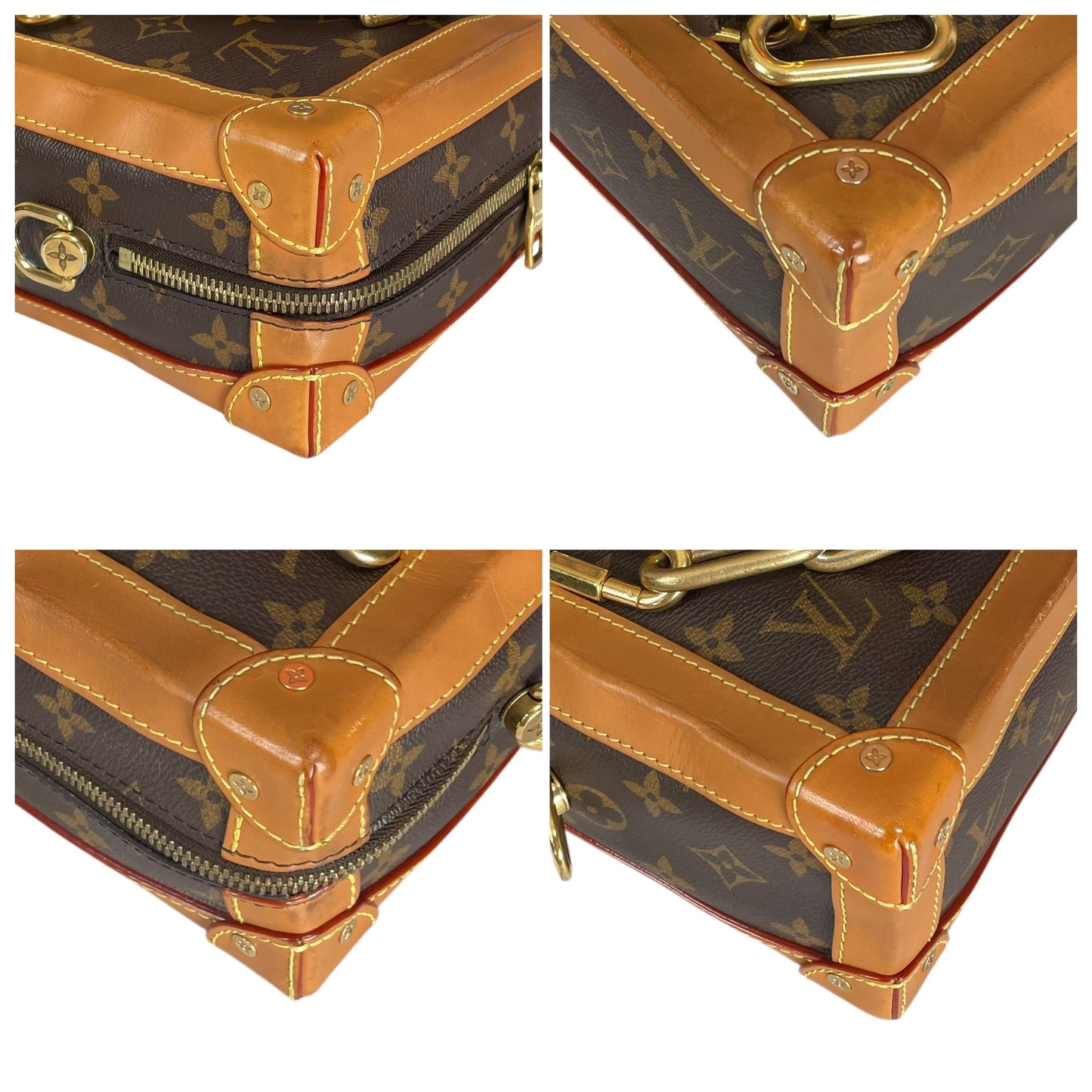 Louis Vuitton Limited 2019 Soft Trunk Heavy Duty Chain Dual Zip 18”-25” Strap