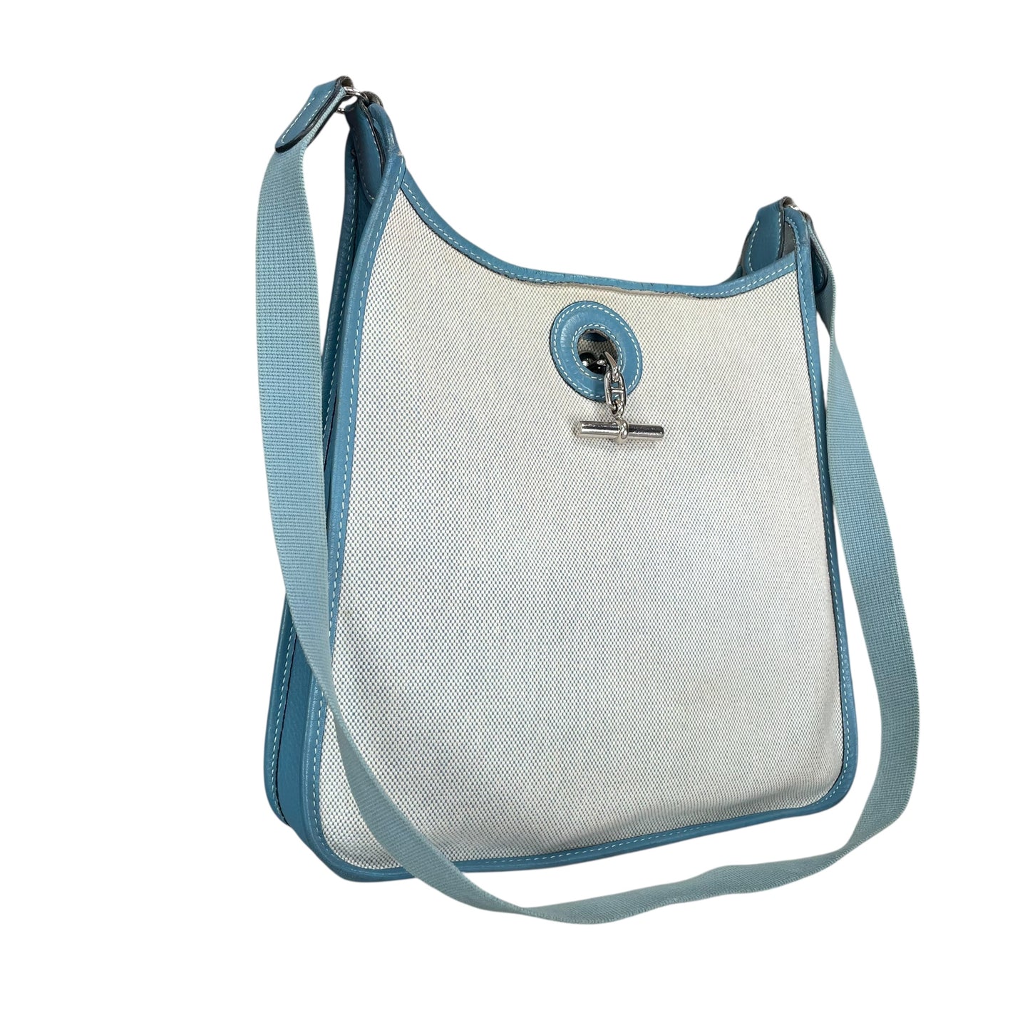 Hermes Vespa 1999 PM – Blue Jean Clemence & Canvas