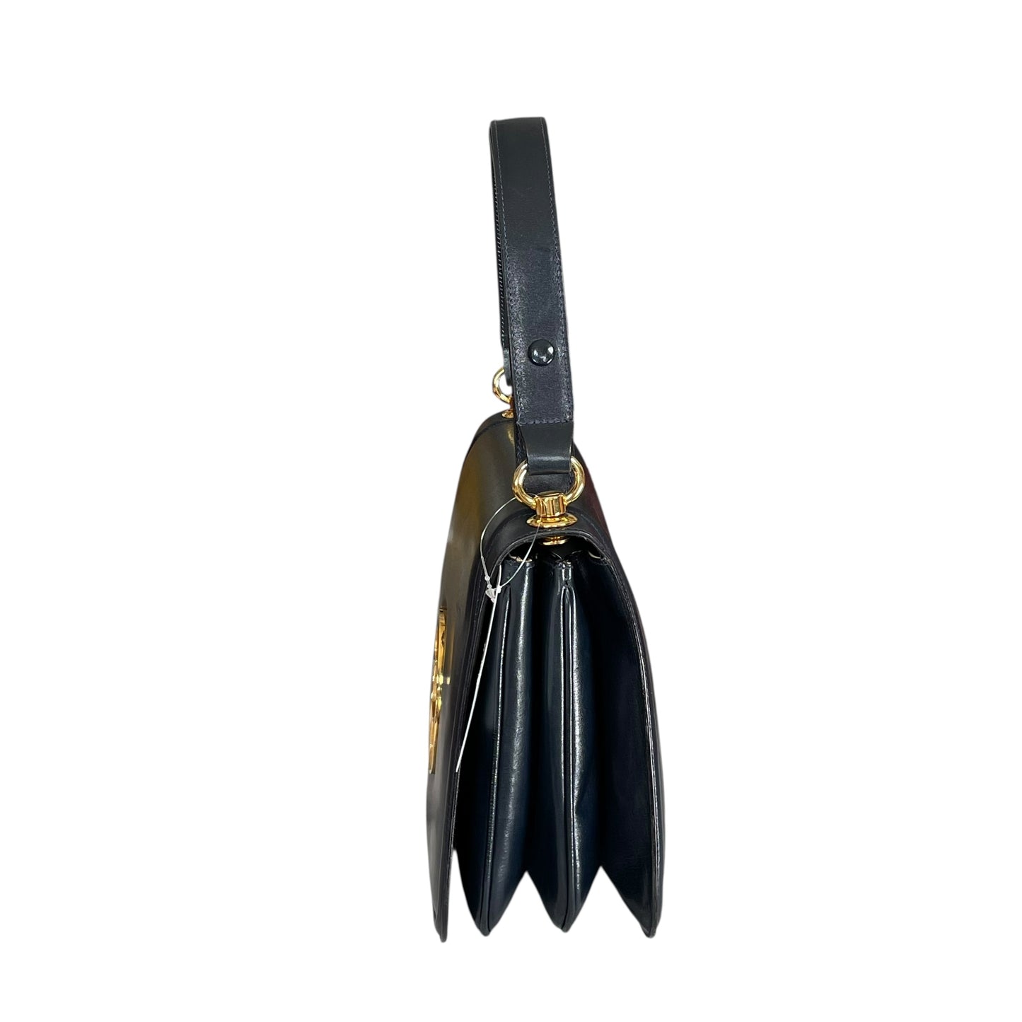 GG Blondie Navy GHW Blondie Flap Shoulder Two Way Purse