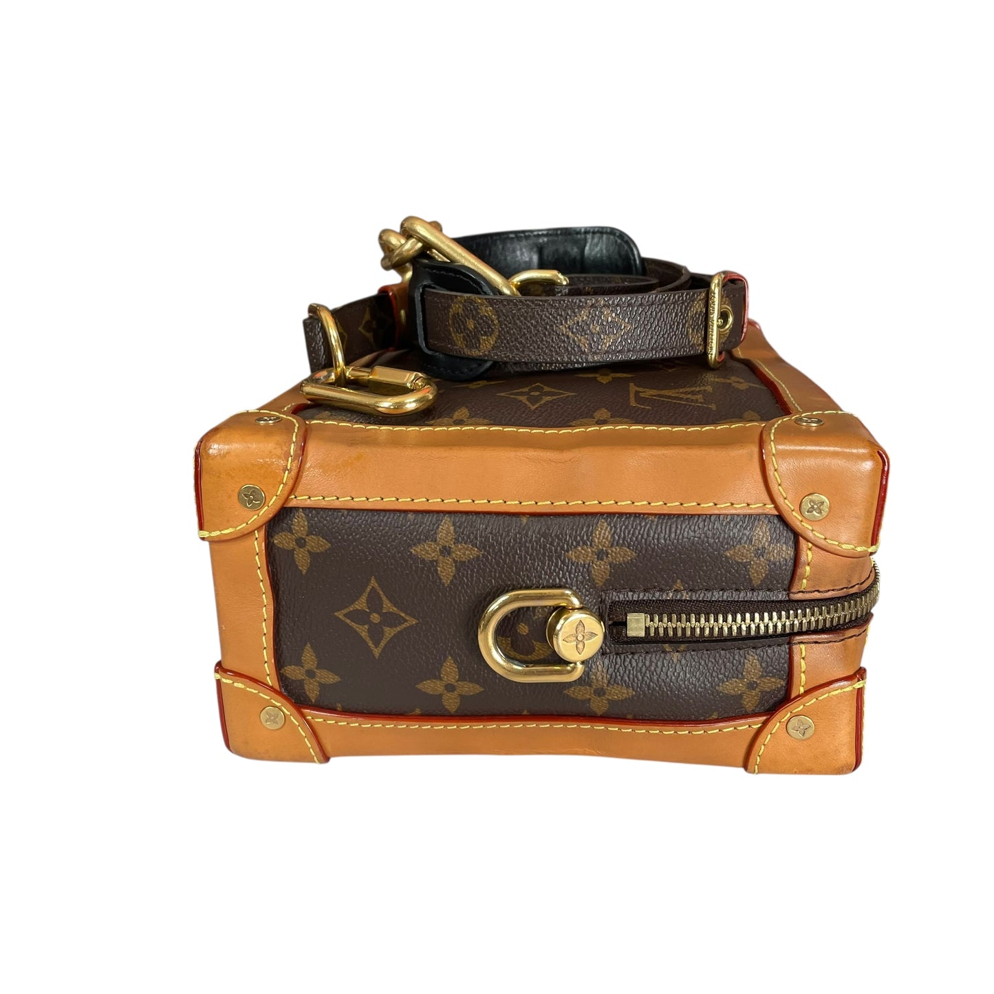 Louis Vuitton Limited 2019 Soft Trunk Heavy Duty Chain Dual Zip 18”-25” Strap