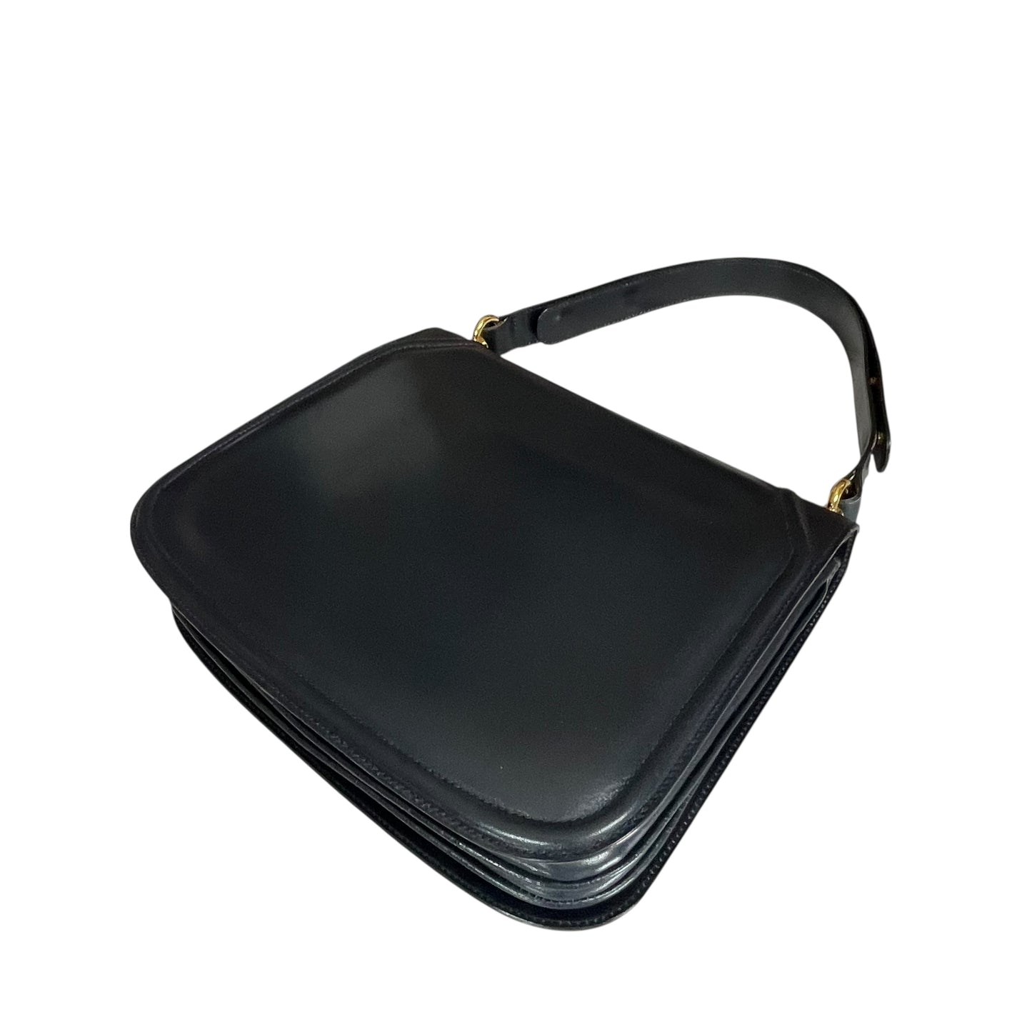 GG Blondie Navy GHW Blondie Flap Shoulder Two Way Purse