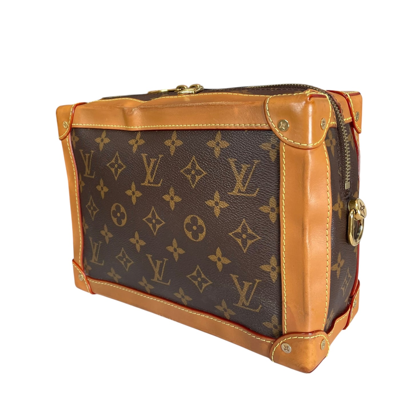 Louis Vuitton Limited 2019 Soft Trunk Heavy Duty Chain Dual Zip 18”-25” Strap