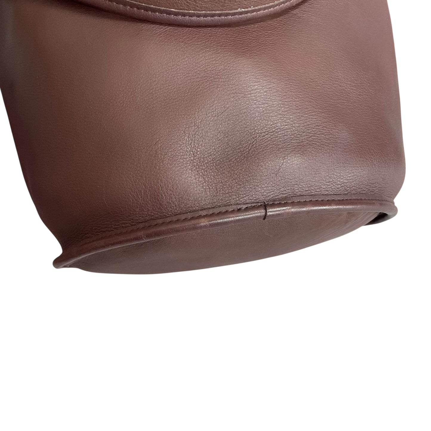 Coach Mahogany Brown Medium Hobo Bucket Zip Satchel Sac Purse