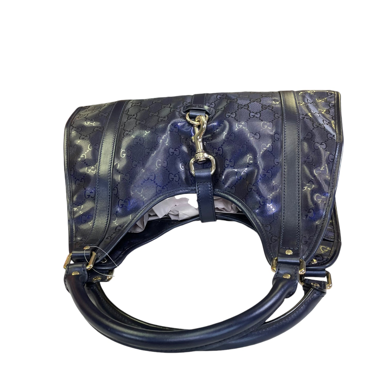 Gucci GG Joy Jackie Purple Metallic Gold Limited Edition Shoulder Purse