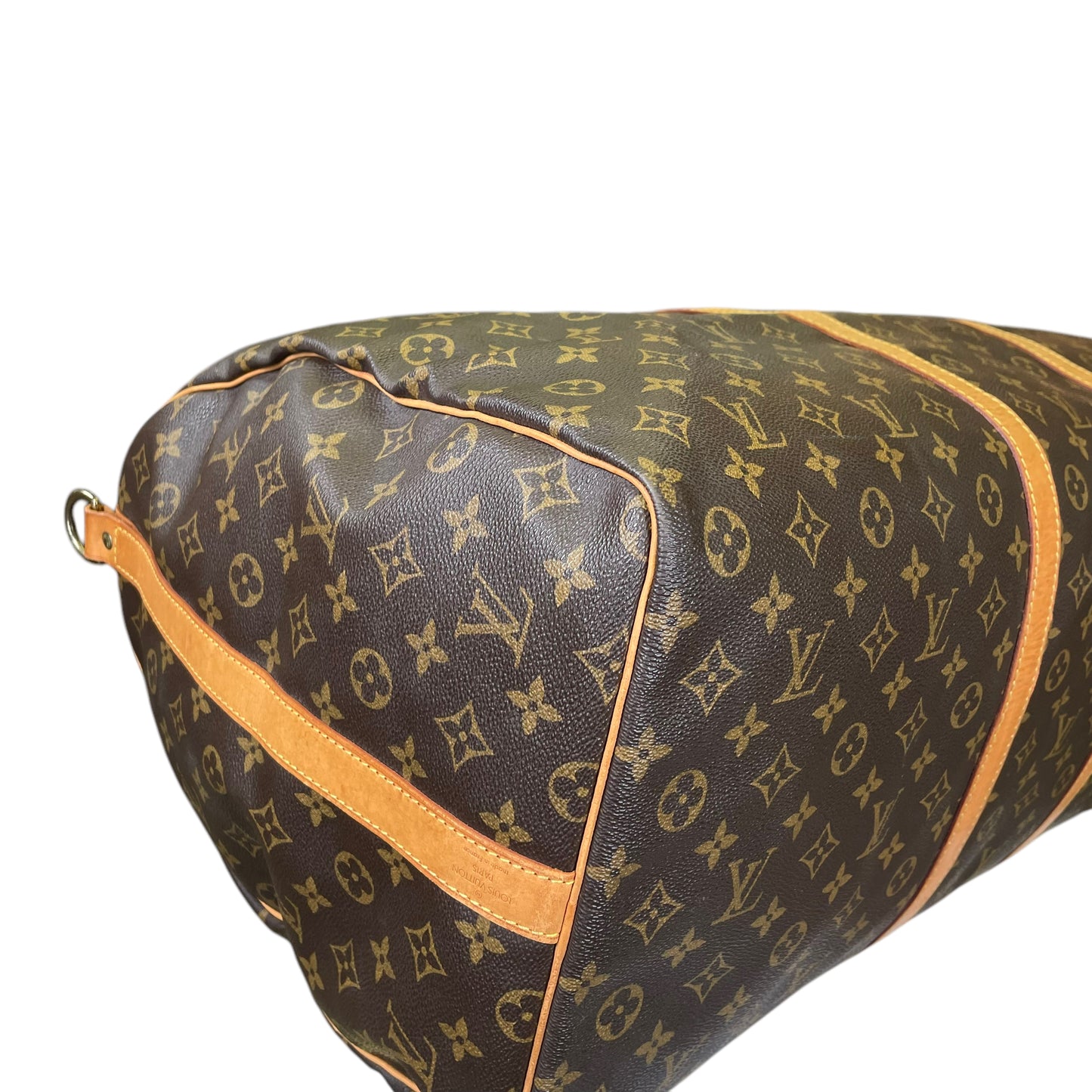 Louis Vuitton Keepall 60 Monogram Bando Lock + Tag Duffel Travel Bag