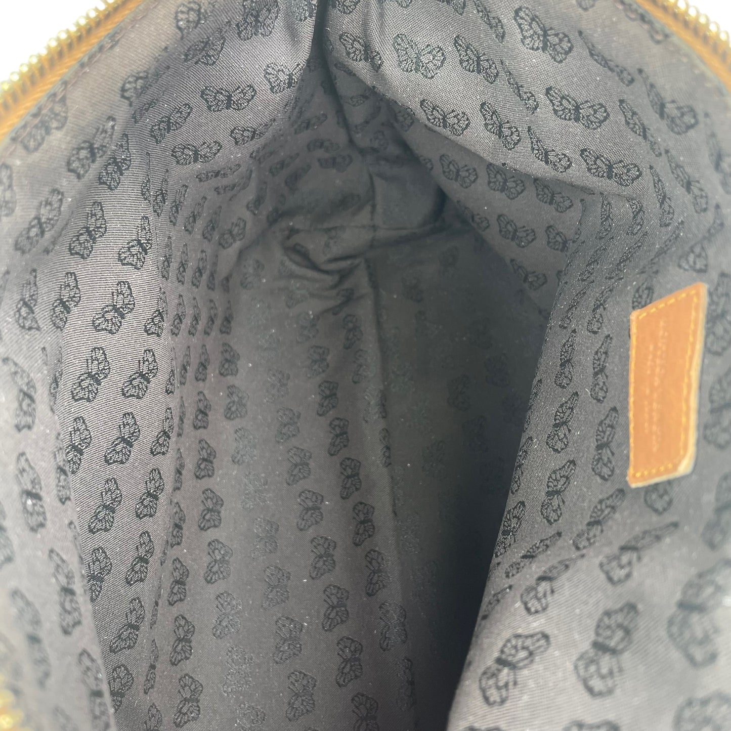 Bottega Veneta Leather Toiletry Bag Tan Pebbled Cosmetic Poouch Medium Clutch