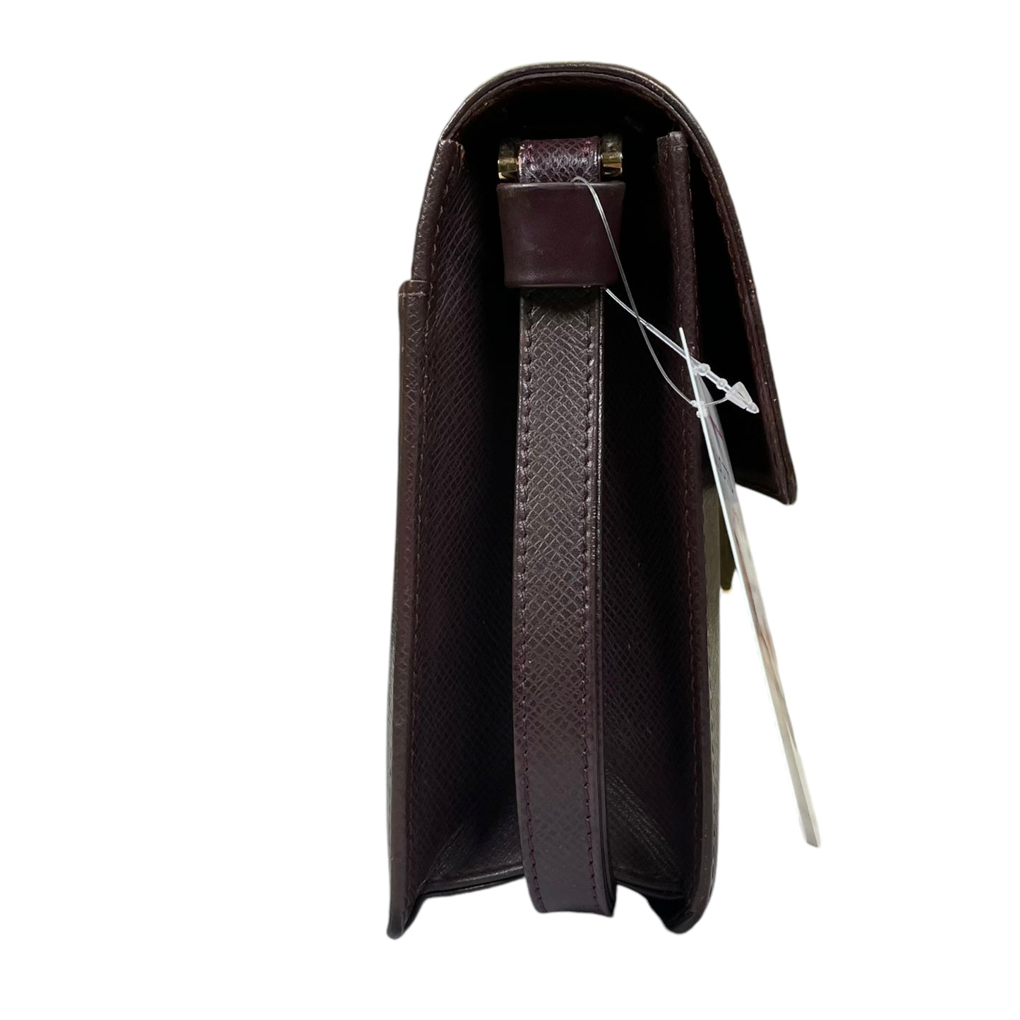 Louis Vuitton Selenga Taiga Burgandy Daily Business Pochette Wristlet Clutch