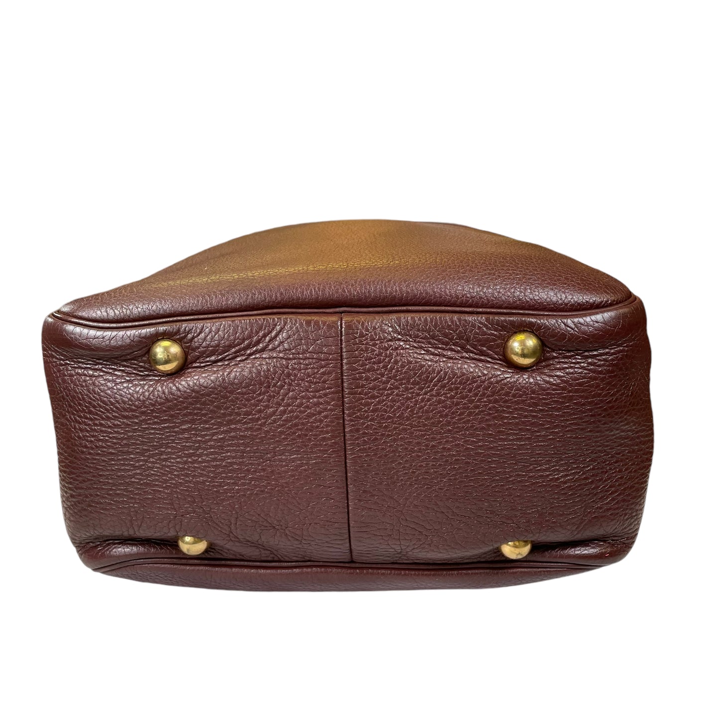Hermes Bordeaux Taurillon Leather Travel Work Shoulder Bag