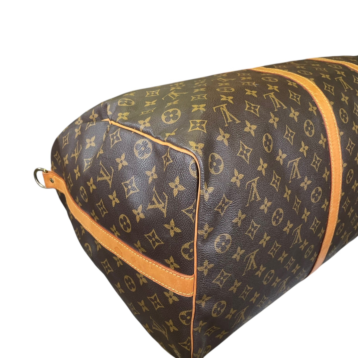 Louis Vuitton Keepall 60 Monogram Bando Lock + Tag Duffel Travel Bag