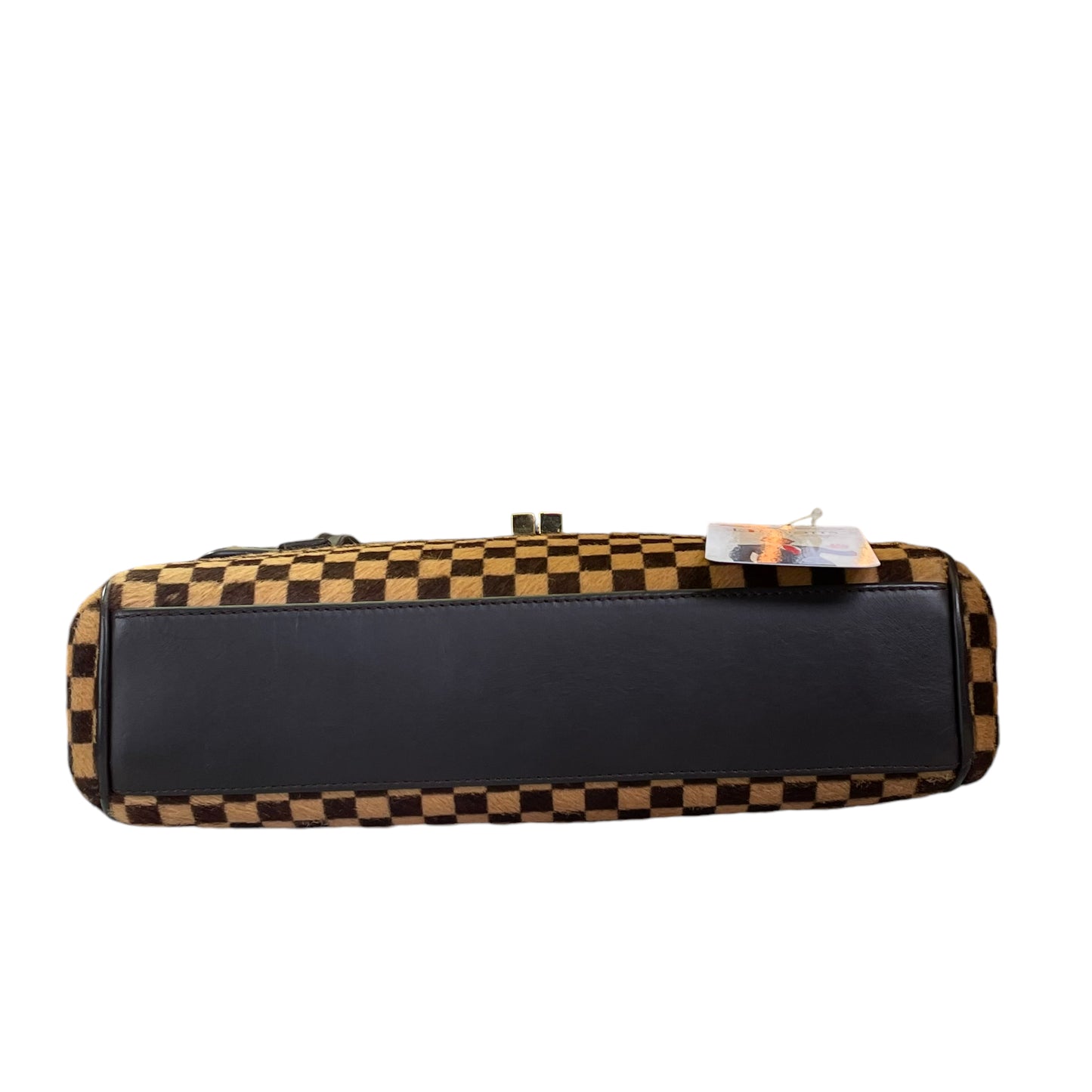 Louis Vuitton Damier Sauvage Pony Hair Lion Small Snap Flap Purse Top Handle