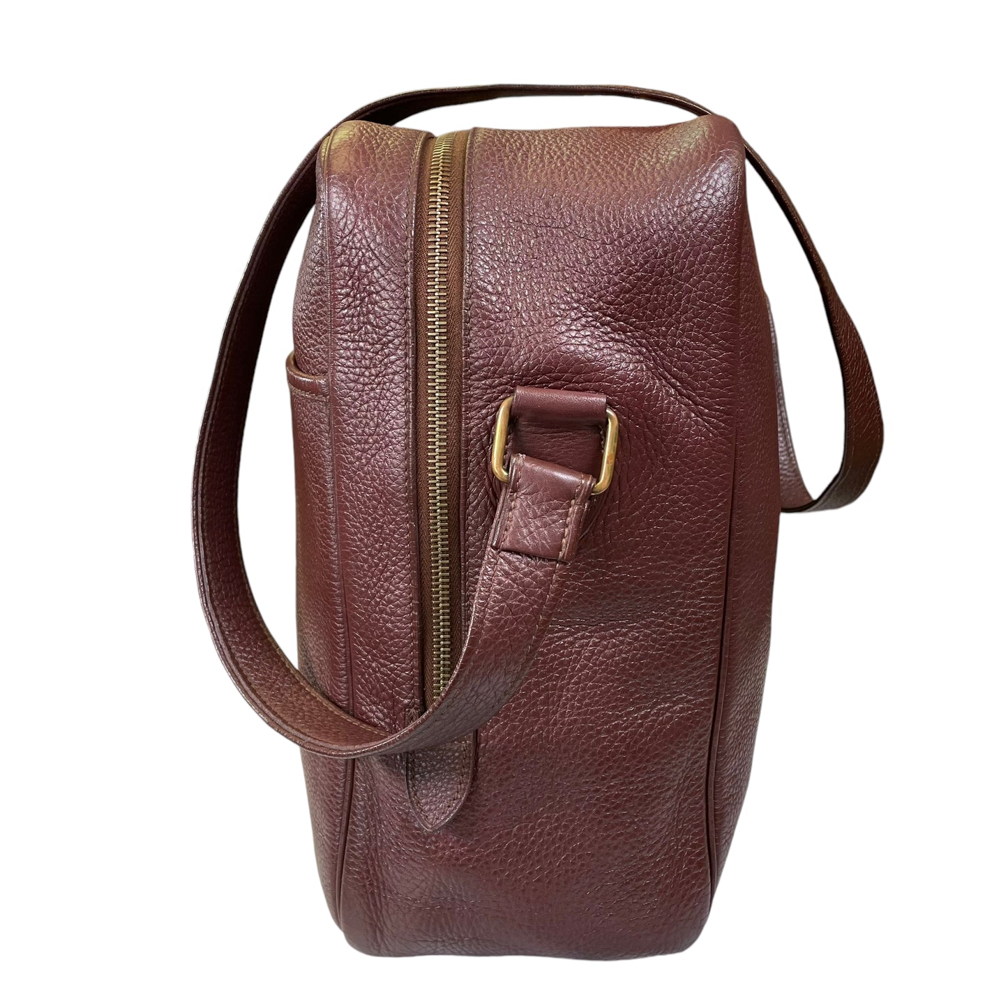Hermes Bordeaux Taurillon Leather Travel Work Shoulder Bag