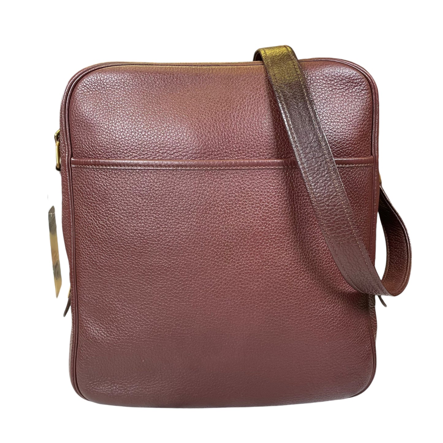 Hermes Bordeaux Taurillon Leather Travel Work Shoulder Bag