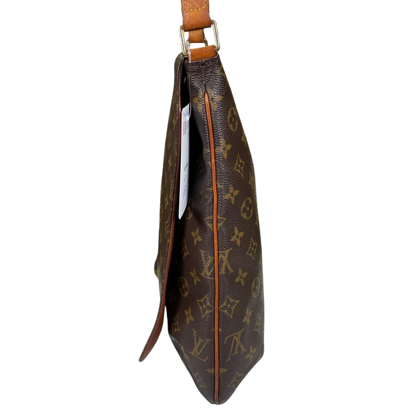 Louis Vuitton Musette Monogram Brown Single Flap 2 Way Crossbody Purse