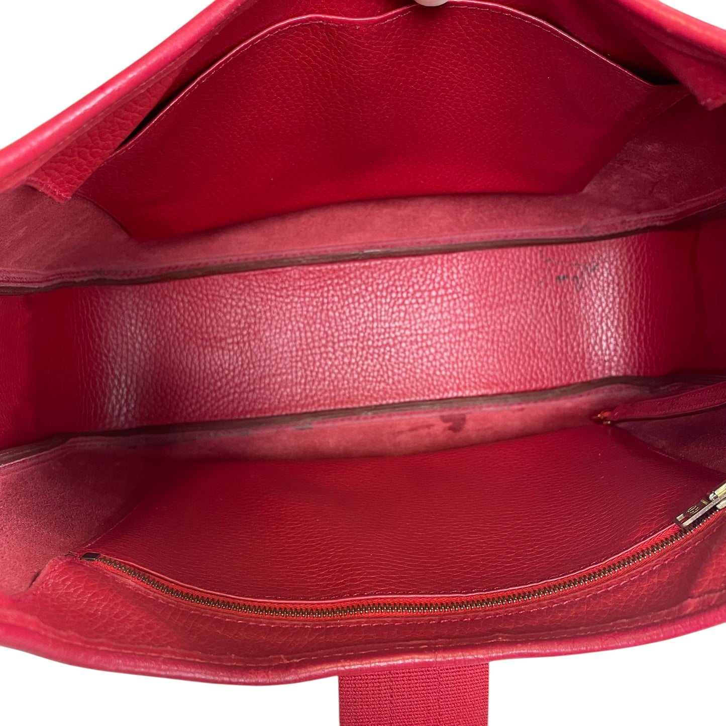Hermes Tsako 3 Way Crossbody Red Ardennes Leather GHW Shoulder Purse