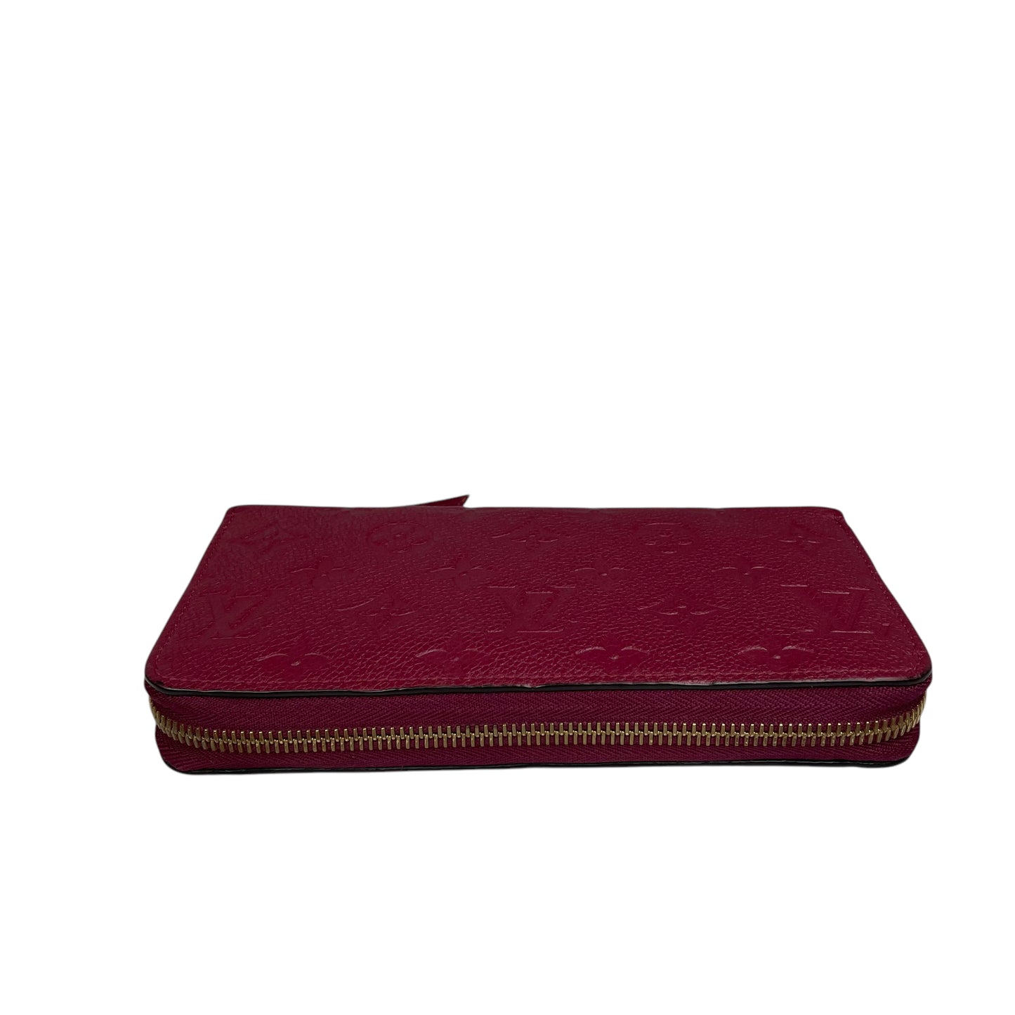 Louis Vuitton Empreinte Leather Bordeaux Zip Around Gold Zip Around Long Wallet