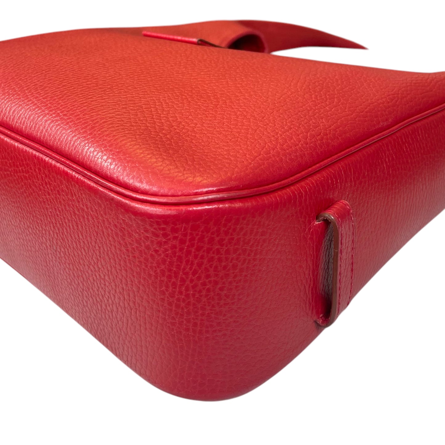 Hermes Tsako 3 Way Crossbody Red Ardennes Leather GHW Shoulder Purse