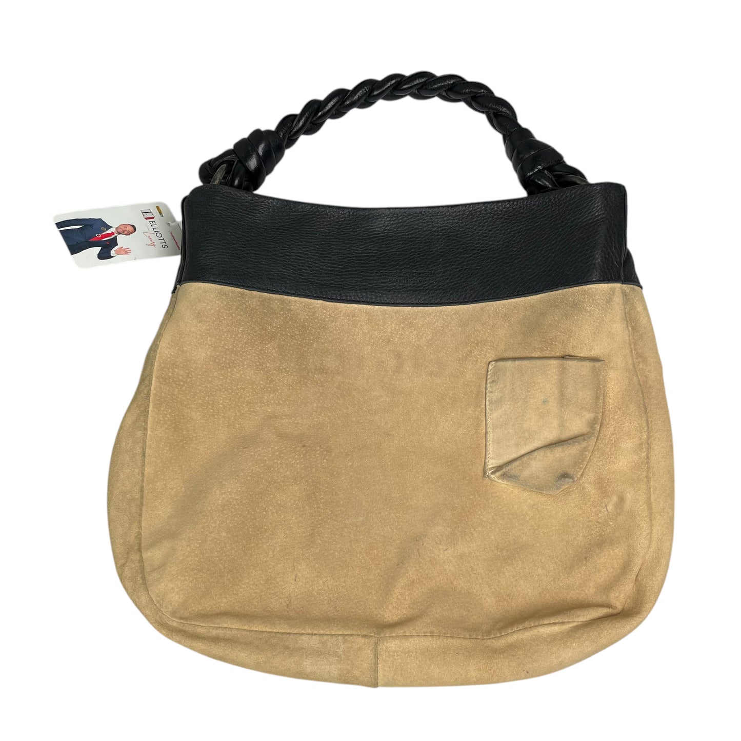 Bottega Veneta Intrecciato Black Medium Leather Gunmetal Hobo Shoulder Purse