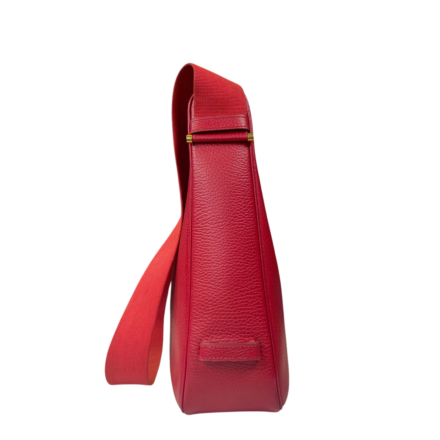 Hermes Tsako 3 Way Crossbody Red Ardennes Leather GHW Shoulder Purse