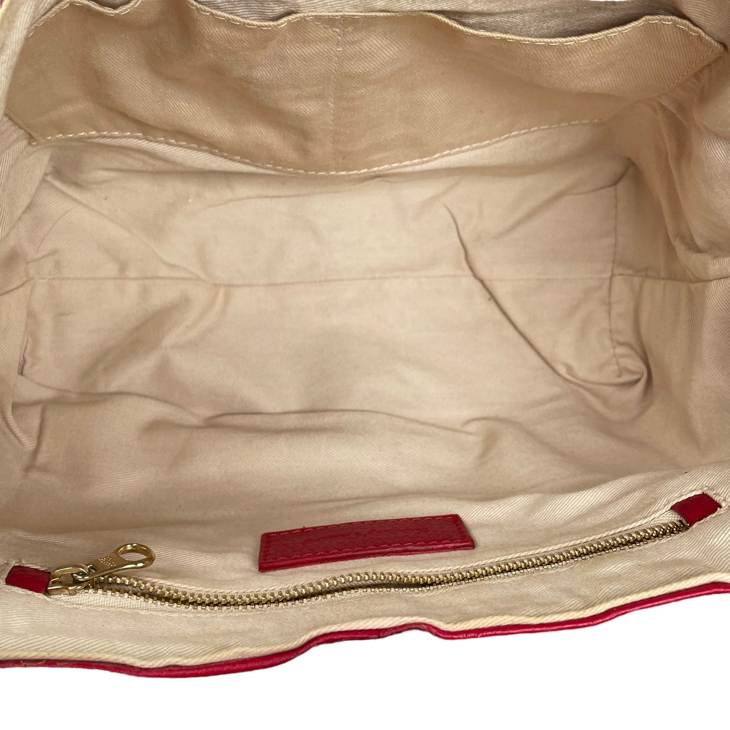 See by Chloe Lizzie Satchel Rouge Red Leather Top Handle 2 Way Crossbody