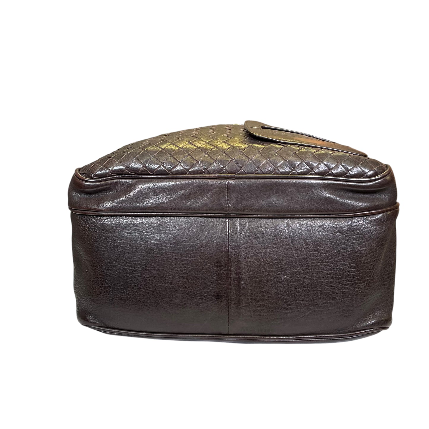 Bottega Veneta Brown Intrecciato Woven Multi Crossbody Large Shoulder Travel Bag