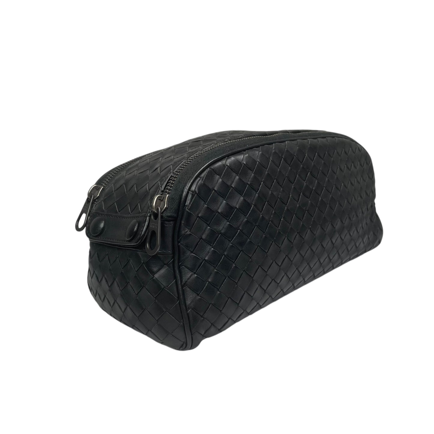 Bottega Veneta Intrecciato Travel Wash Toiletry Cosmetic Skincare Tote Small Bag