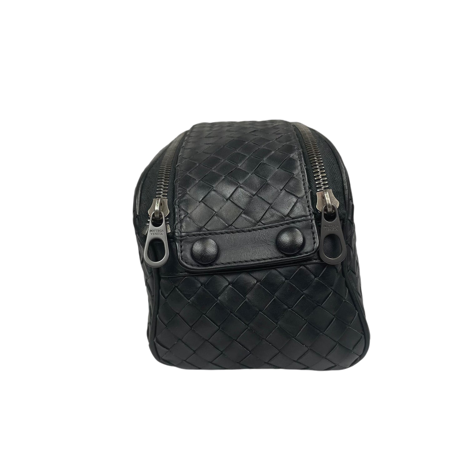 Bottega Veneta Intrecciato Travel Wash Toiletry Cosmetic Skincare Tote Small Bag