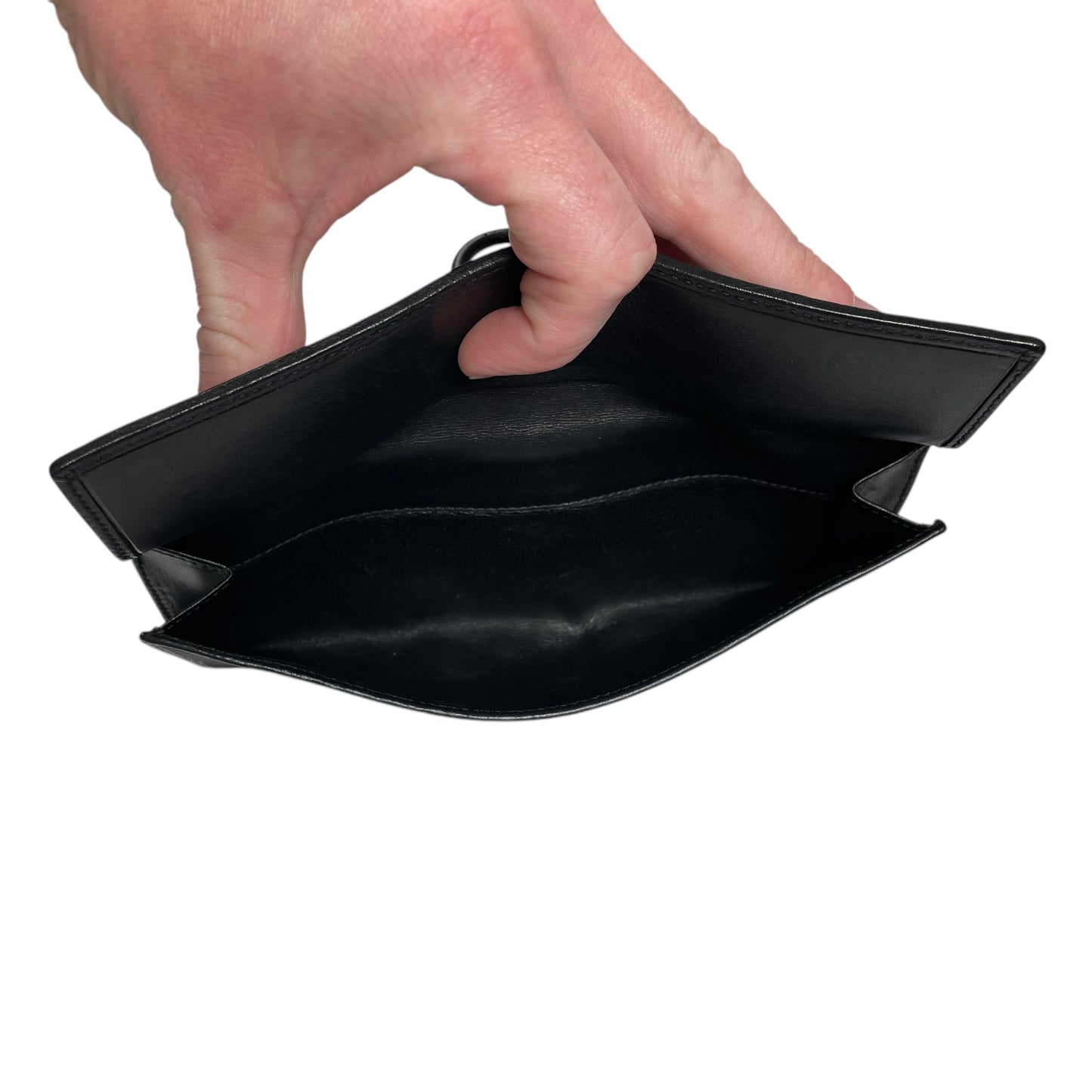 GG Black Horsebit Leather Matte Hardware Jacquard Long Clip Lock International Wallet